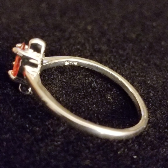 Red Ruby and .925 Sterling Silver - Picture 3 of 3